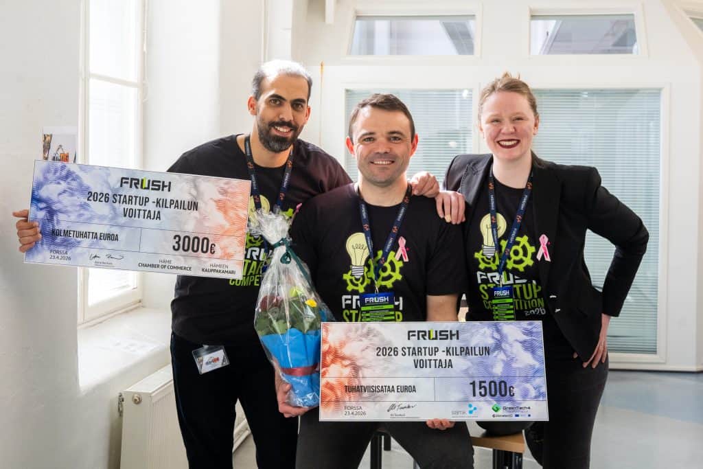 FRUSH26 StartUp kilpailun voittaja Co TIG kuvaaja Kati Länsikylä